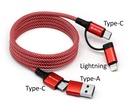 Kyocera 4-in-1Multi USB Charging Cable (Red) [KYO-130]  