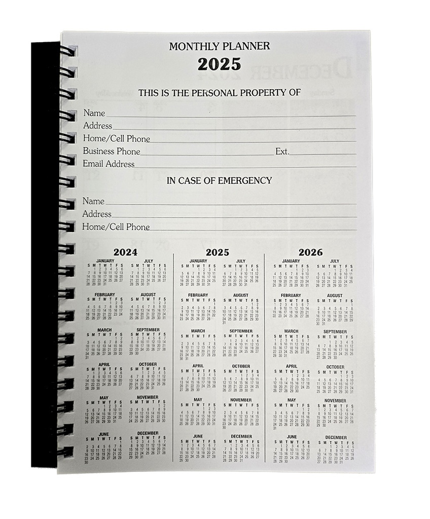 2025 Kyocera Journal (7.25" x 10" black hard cover) [KYO-112]