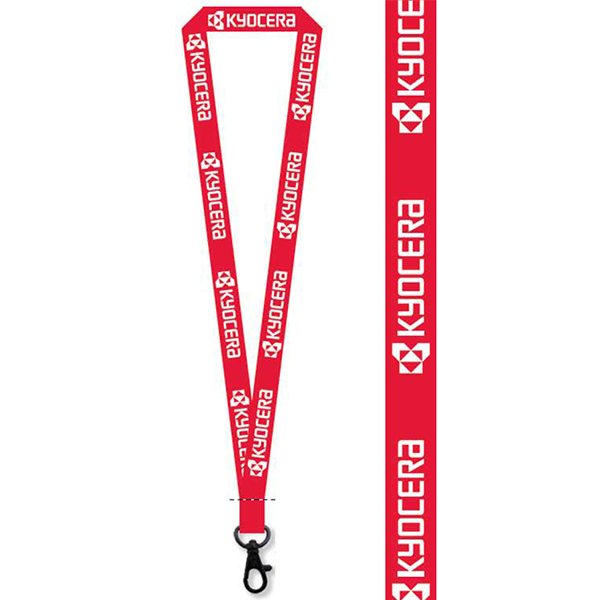 Kyocera Satin Lanyard (Red) [KYO-043]