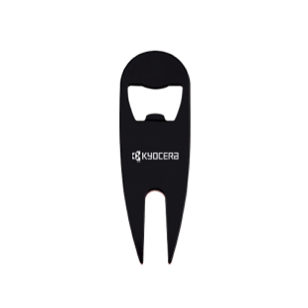 Kyocera Divot Tool with Bottle Opener (Black) [KYO-111]