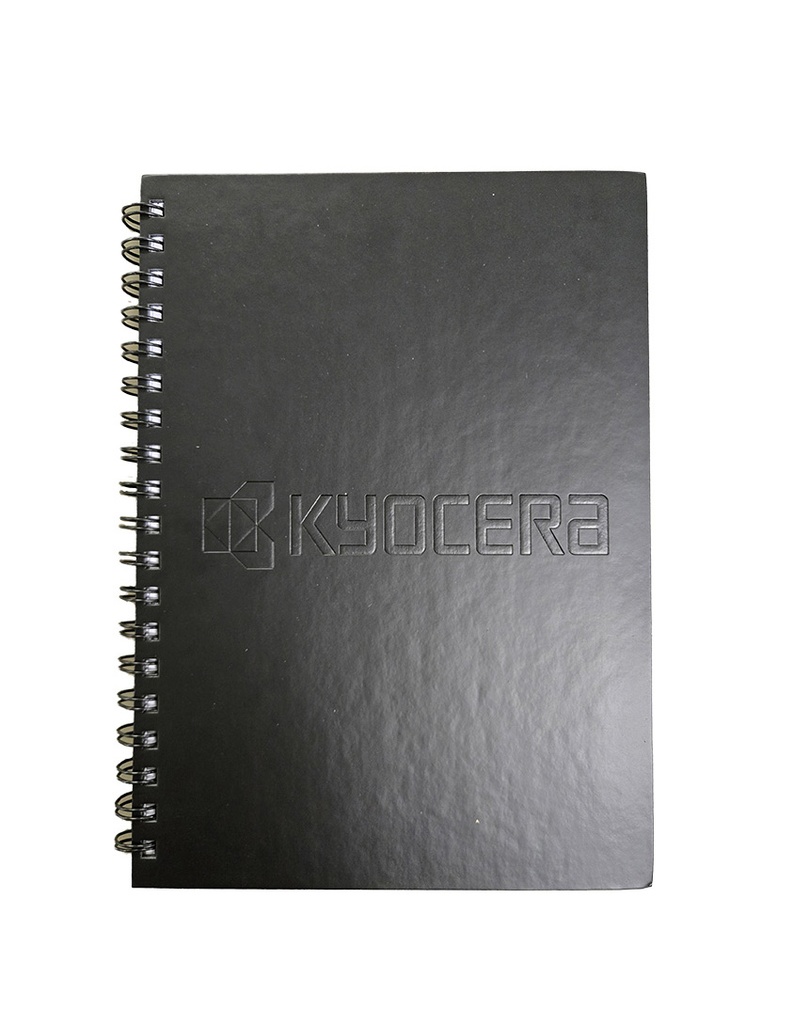 2025 Kyocera Monthly Planner Journal (7.25" x 10" black hard cover) [KYO-112]