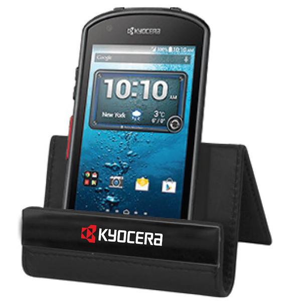 Kyocera Phone Stand (Red/White logo, black stand) [MKT-002]