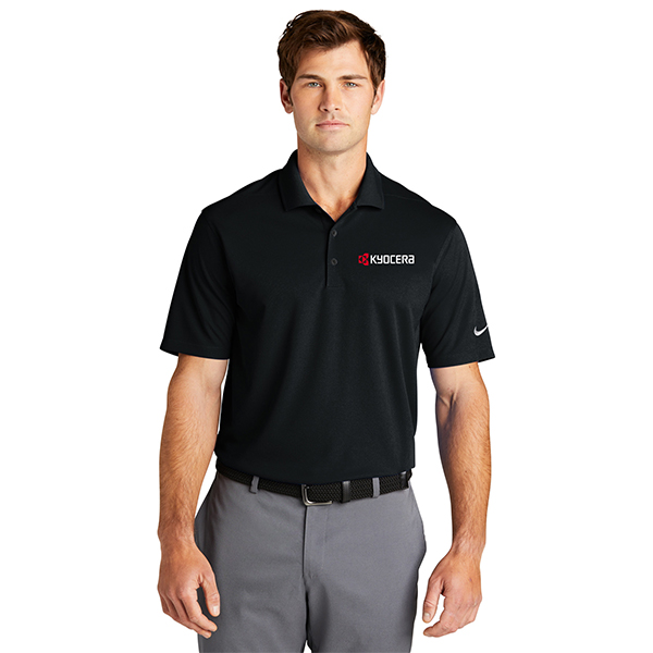 Kyocera Nike Short Sleeve Polo (Men's Black) [APR-053] 