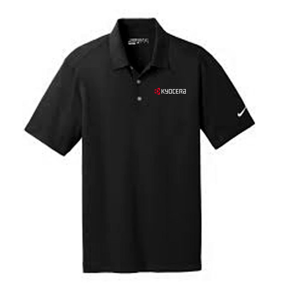 Kyocera Nike Short Sleeve Golf Polo (Men's Black) [APR-012-S]