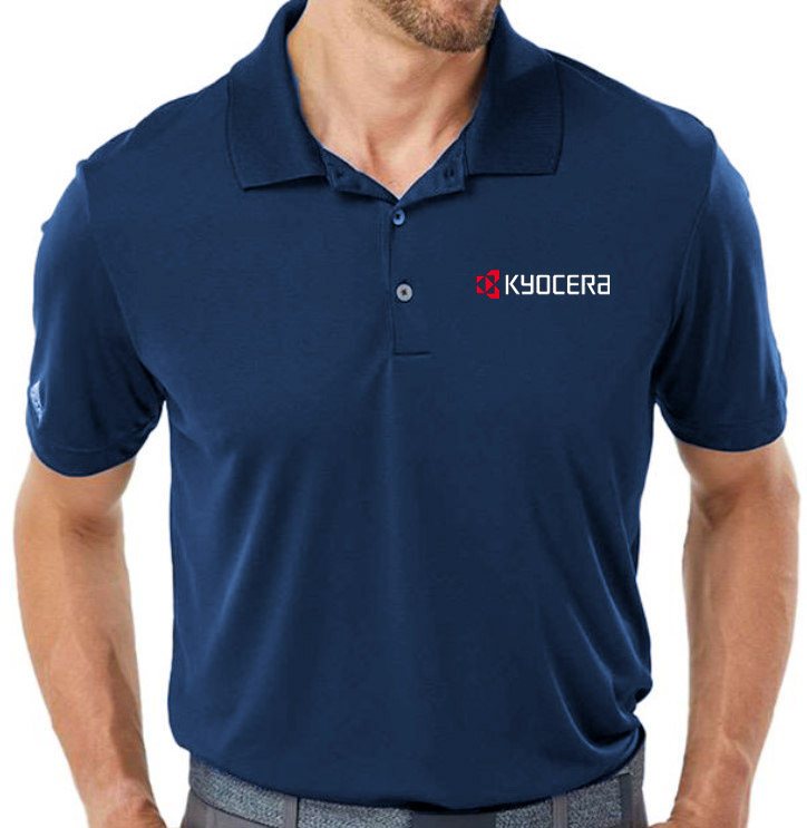 Kyocera Adidas Short Sleeve Polo (Men's Royal Blue) [APR-030]