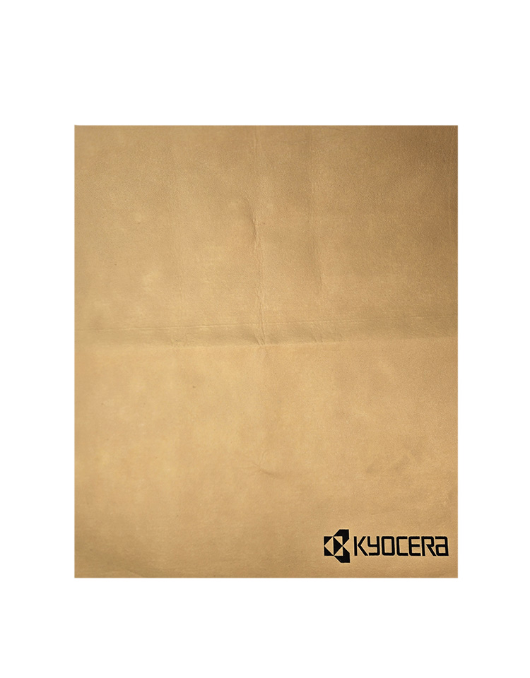 Kyocera Trade Show Chamois (14" x 15.5", black logo) [MKT-038]