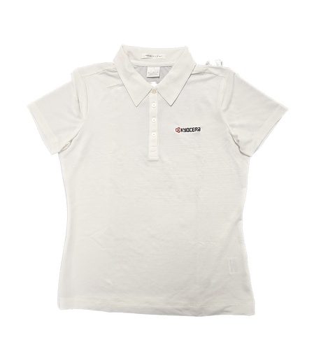 Kyocera Nike Golf Short Sleeve Polo (Women's White) [APR-003-M]
