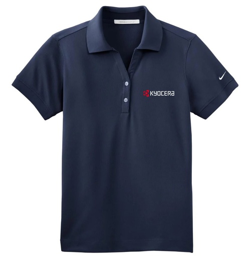 Kyocera Nike Golf Short Sleeve Polo (Women's Navy) [APR-010]
