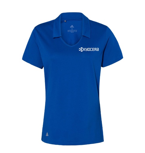 Kyocera Adidas Short Sleeve Polo (Women's Blue) [APR-026]