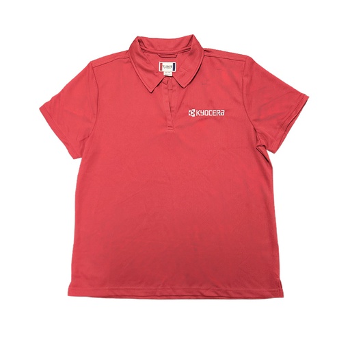 [APR-009] Kyocera Clique Short Sleeve Polo (Women's Red) [APR-009]