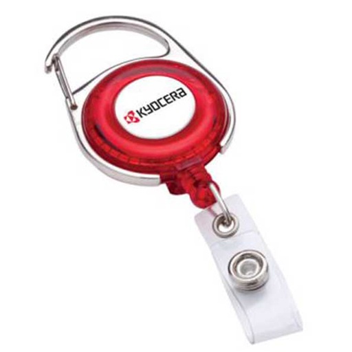 [KYO-046] Kyocera Carabiner Badge Holder (Red) [KYO-046]