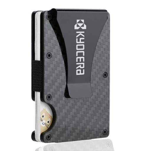 [KYO-110] Kyocera Metal Wallet (Black Carbon) [KYO-110]