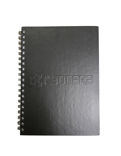 [KYO-112] 2025 Kyocera Monthly Planner Journal (7.25" x 10" black hard cover) [KYO-112]